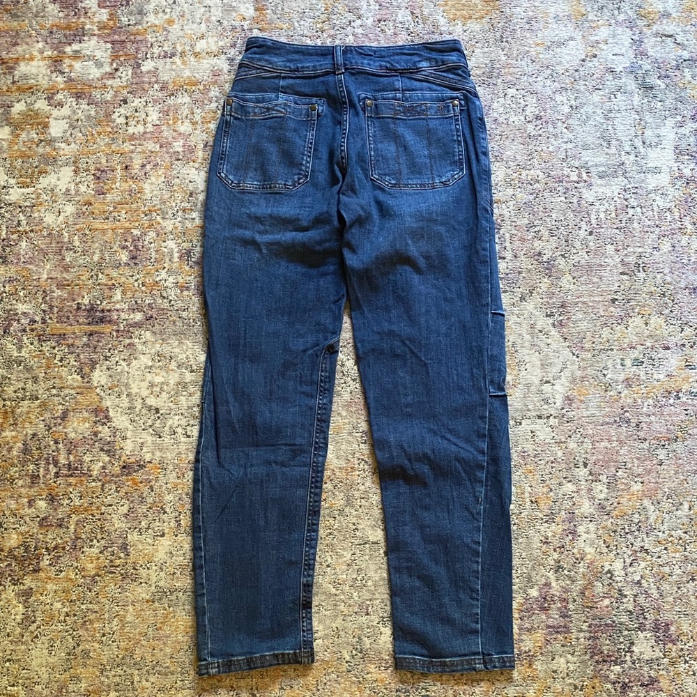 Anthropologie Pilcro Women's Medium Blue Straight-Leg Jeans - Picture 2 of 3